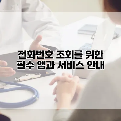 전화번호 조회를 위한 필수 앱과 서비스 안내